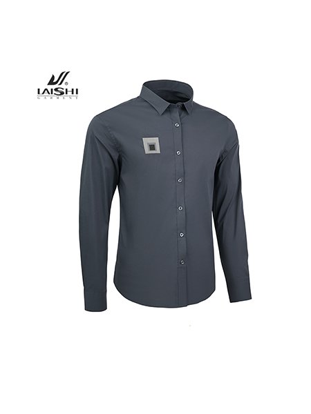 Brand Men Long Sleeve Business Office Wear  Casual Shirts
