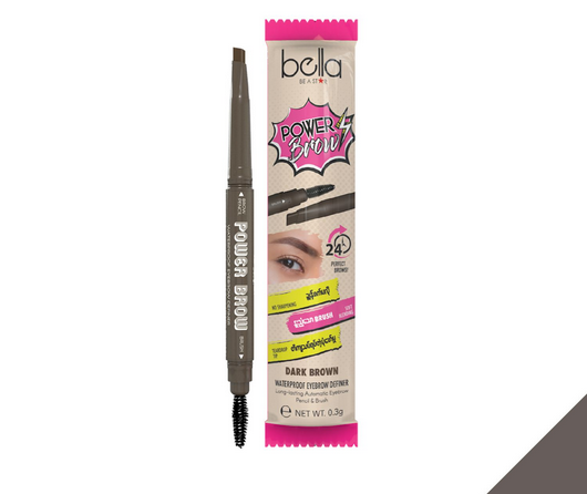 Bella Power Brow Waterproof Eyebrow Definer Pencil & Brush