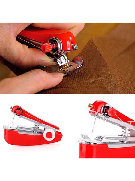 Hand-held Mini Fabrics Cordless Clothes Portable Needlework Sewing Machine