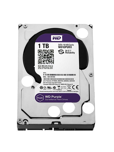 WD-1TB Sata HDD WD10PURZ