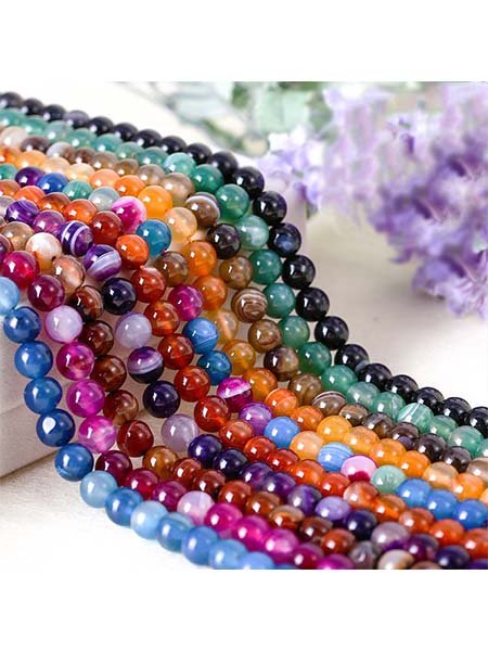 Wholesale Lot Natural Gemstone Round Spacer Loose Beads